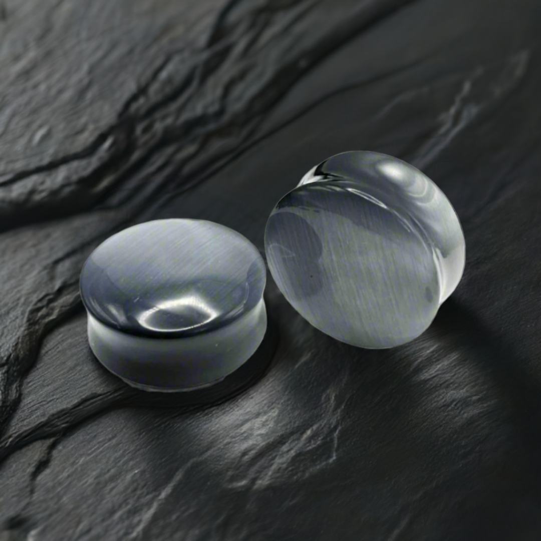 Silver Dragon Eye Gauges Plugs