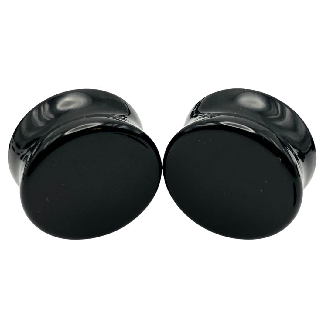 Ebony Wood With Antique Floral Pattern Inlay Plugs