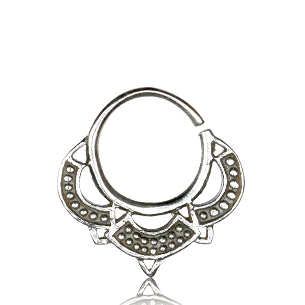 Premium Silver Tribal Septum