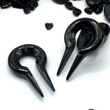 Black Steel Hangers with Distinctive Keyhole Design