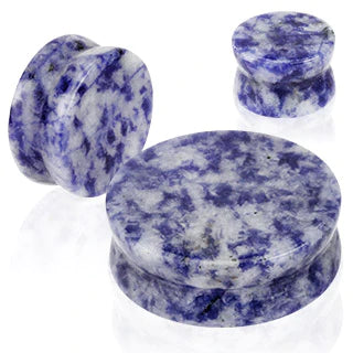 Blue Denim Lapis Stone Plugs