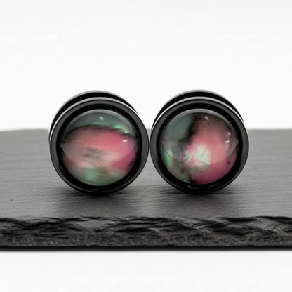 Galaxy Opal Steel Plugs