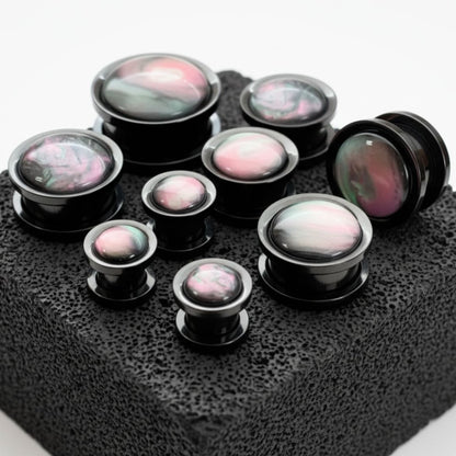 Galaxy Opal Steel Plugs