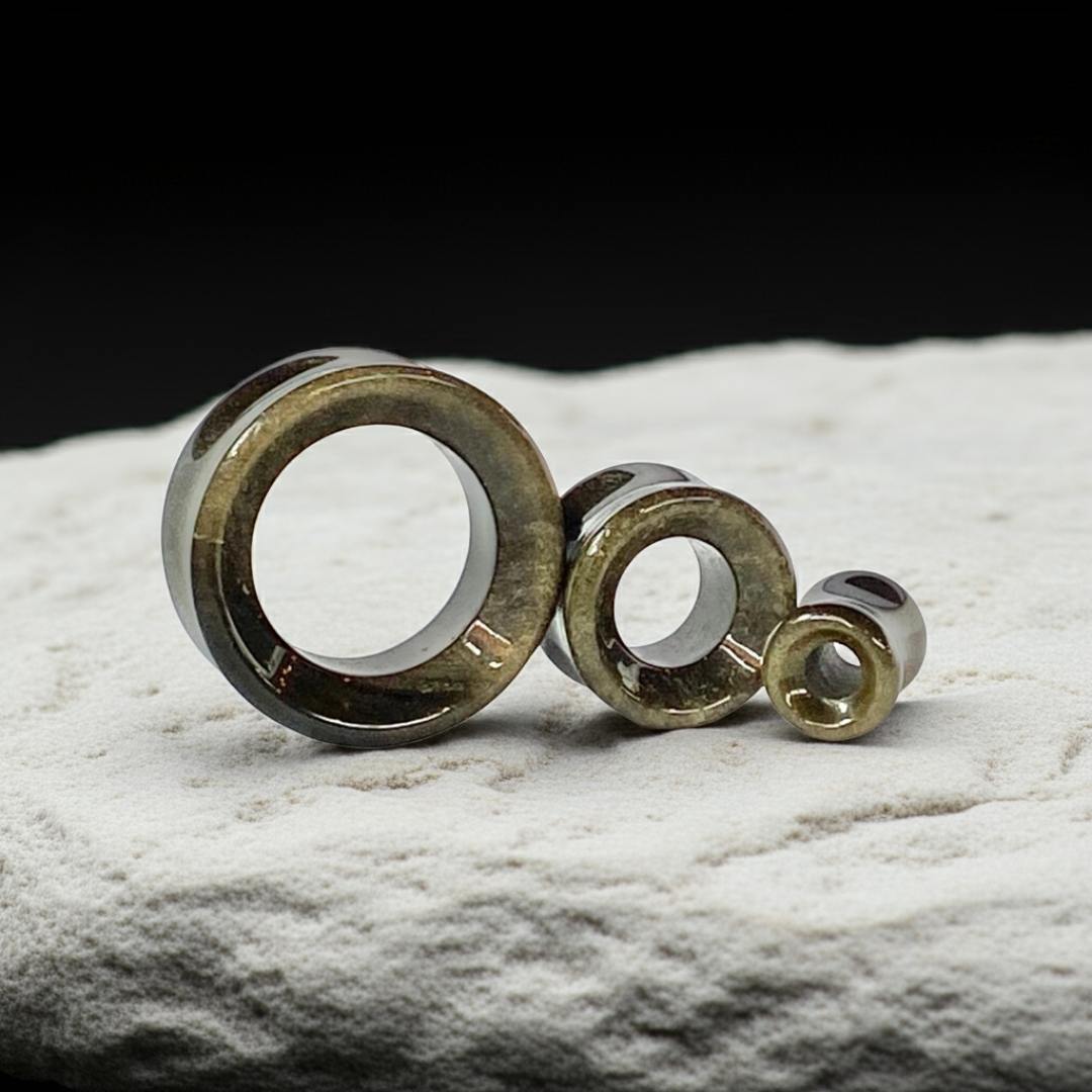 Golden Obsidian Stone Tunnels