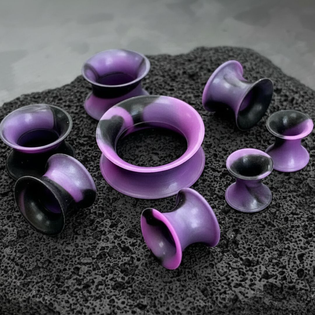 Purple Silicone Tunnels Skins