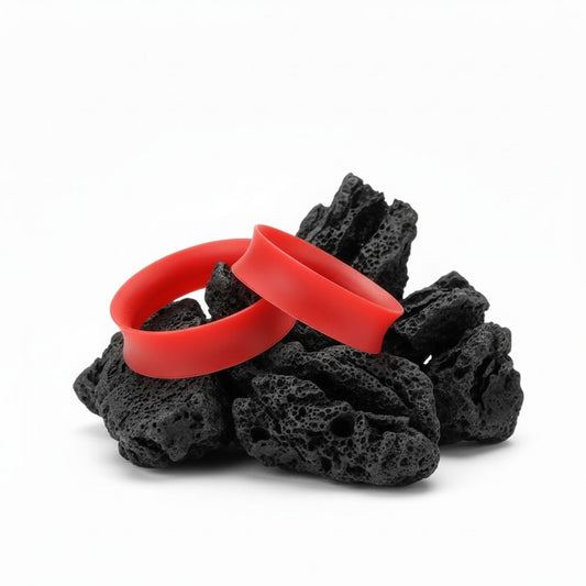 Red Silicone Ear skins