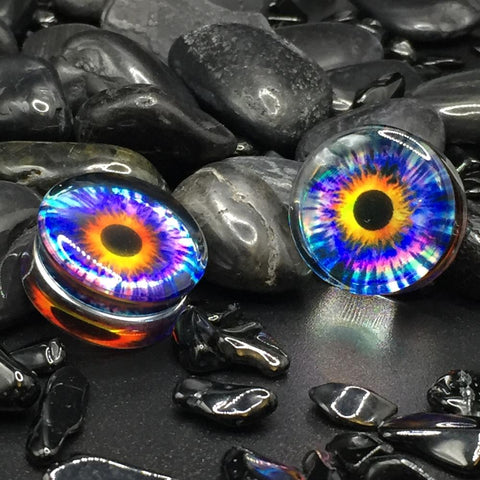 Psychedelic Eye Acrylic Plugs