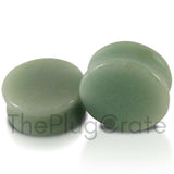 Aventurine Stone Plugs for stretched ear