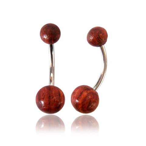 Tamarind Wood Belly Ring