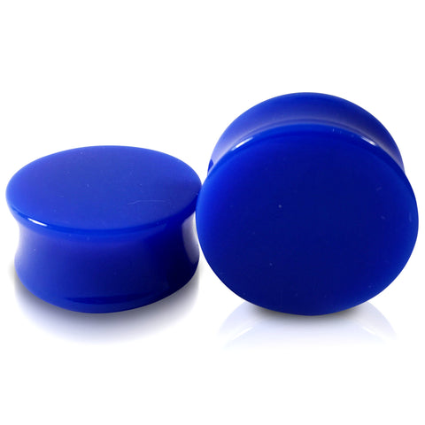 Blue Acrylic Plugs