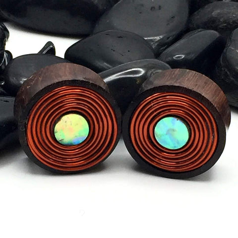 Sono Wood With Copper Coil & Abelone Plugs