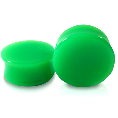 Green Acrylic Plugs