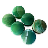 Green Stripe Agate Stone Plugs