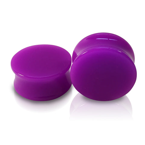 Purple Acrylic Plugs