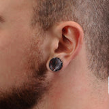 Concave Blood Stone Plugs