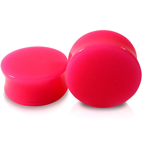 Pink Acrylic Plugs