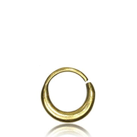 Premium Brass Crescent Nose Ring