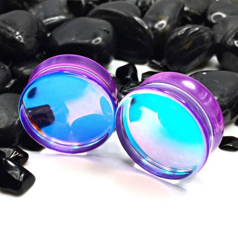 Purple Unicorn Glass Plugs