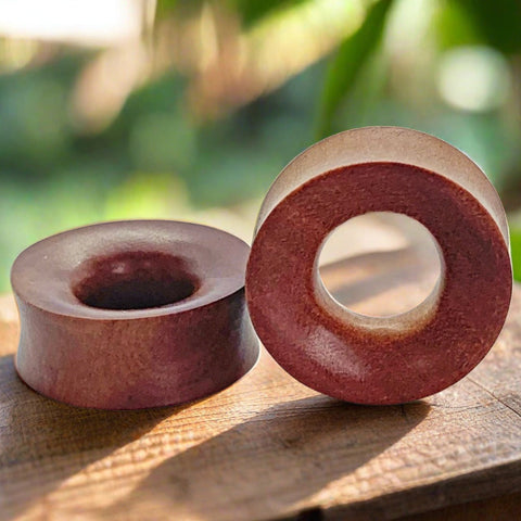 saba wood tunnels for stretched ears