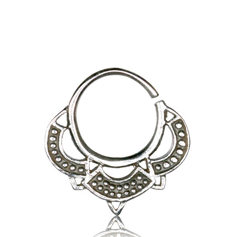 Premium Silver Tribal Septum