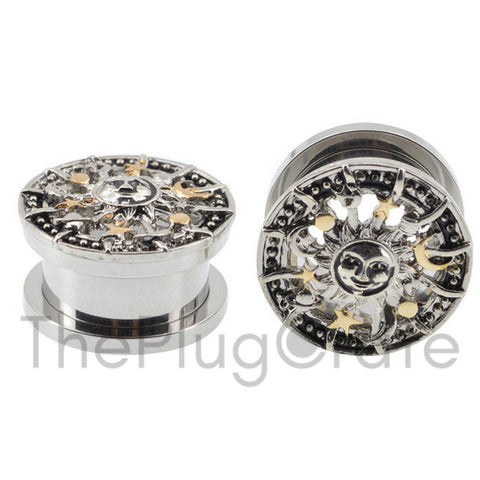 Solar Deity Stainless Steel Plugs