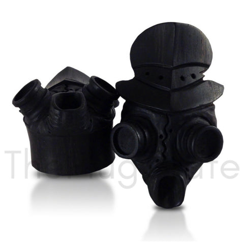 Bali Hand Carved Steampunk Gas Mask Plugs