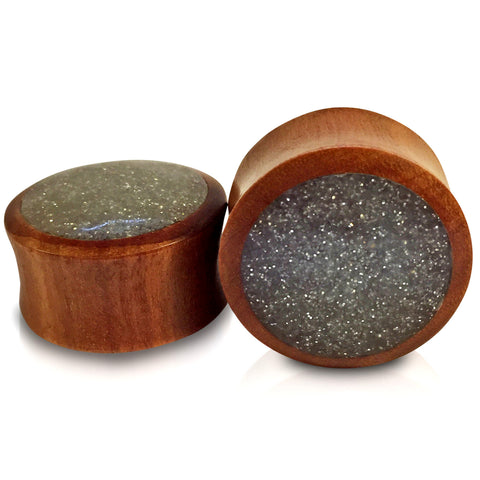 Sawo Wood with Resin Glitter Inlay